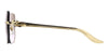 Cartier Panthere CT0549S #colour_shiny gold/grey to clear gradient with bronze mirror