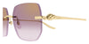 Cartier Panthere CT0549S #colour_shiny gold/violet with gold mirror