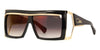 Cazal Legends 300 #colour_shiny black with gold/grey gradient with ar coated