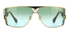 Cazal Legends 955 #colour_shiny gold with black/green gradient