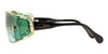 Cazal Legends 955 #colour_shiny gold with black/green gradient