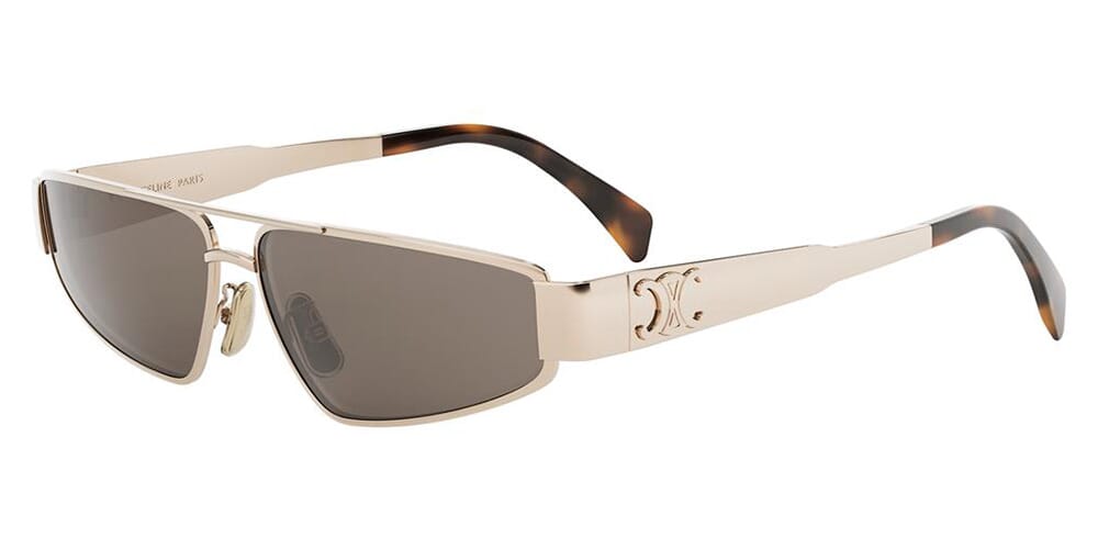 CELINE Metal Triomphe CL40318U Cat Eye Sunglasses | Fashion Eyewear