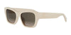 CELINE Triomphe CL40330U#colour_white-with-a-tone-on-tone-lacquered-ivory-logo-brown-gradient