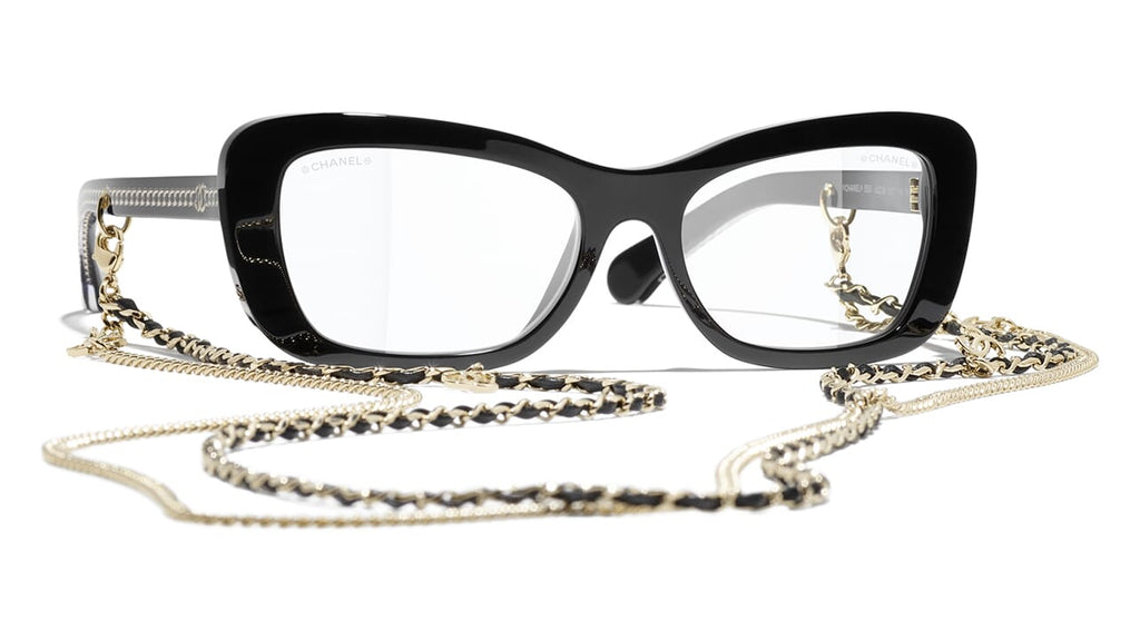 CHANEL 5553#colour_black-frame.-clear-blue-light-filter