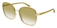 Chloe CH0031S#colour_shiny-beige-and-yellow-gradient-crystal-green-gradient