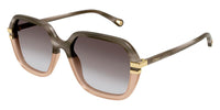 Chloe CH0204S #colour_grey havana to transparent brown/brown gradient