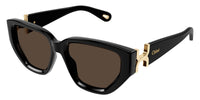 Chloe CH0235S #colour_black with gold/brown