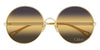 Chloe CH0321S #colour_shiny gold/grey to brown triple gradient