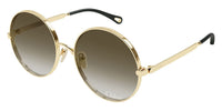 Chloe CH0321S #colour_shiny gold/brown gradient with light mirror