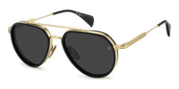 David Beckham DB1226-G-S#colour_black-with-gold-blue-gradient