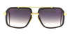 Dita Epiluxury EPLX.13 DES 013 #colour_shiny black with yellow gold/dark grey to clear gradient