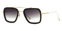 Dita Flight 7806 #colour_matte black  and 14k gold/grey to clear gradient