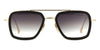Dita Flight 7806 #colour_matte black  and 14k gold/grey to clear gradient