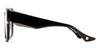Dita Skaeri DTS428 #colour_shiny black and brushed silver/dark grey to clear gradient with detachable brushed silver mesh