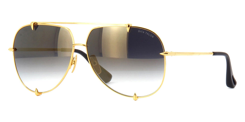 Dita Talon 23007 #colour_18k gold/grey to clear gradient with gold flash