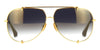 Dita Talon 23007 #colour_18k gold/grey to clear gradient with gold flash