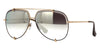 Dita Talon 23007 #colour_rose gold/dark grey to clear gradient with milky gold flash