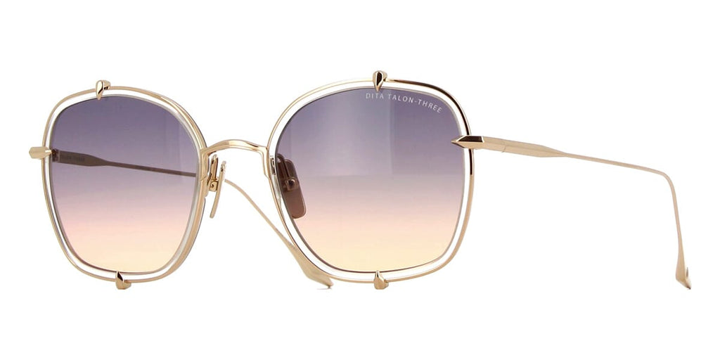 Dita Talon Three DTS442 #colour_crystal clear with white gold/dark grey to peach gradient