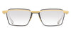 Dita Triline DTX195 #colour_shiny yellow gold and black iron/grey wash to clear gradient