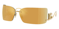Dolce&Gabbana DG2319 #colour_gold/brown with gold mirror