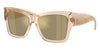 Dolce&Gabbana DG4493 #colour_camel crystal/clear with real yellow gold mirror