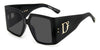 DSQUARED2 D2 0096/S #colour_black/grey solid tint cat 3