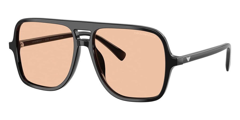 Emporio Armani EA4252U #colour_shiny black/light orange
