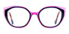 Face A Face FF Quartz 2 #colour_pink crystal with blue crystal and havana