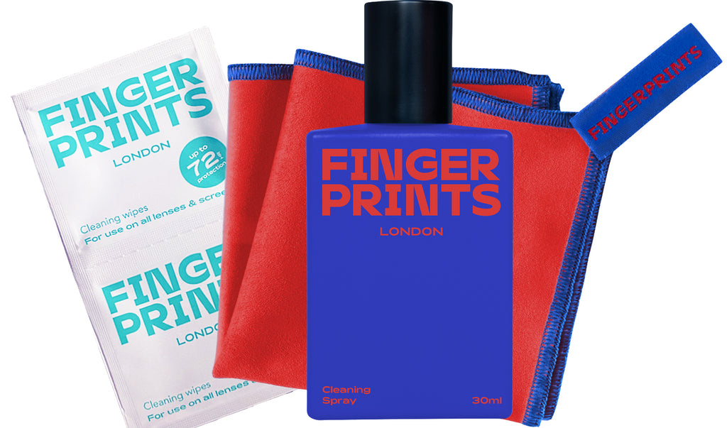 FINGERPRINTS Lens and Screen Cleaning Kit Grapefruit