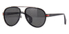 Gucci GG0447S #colour_black and dark ruthenium/grey polarised