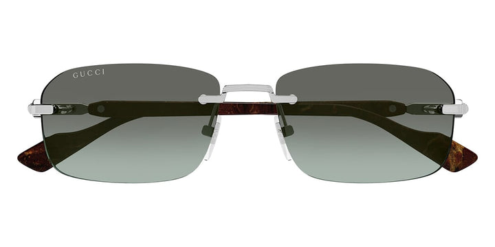 Gucci GG1221S Rectangle Sunglasses | Fashion Eyewear US display picture 1