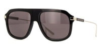 Gucci GG1309S #colour_shiny black and silver/grey with light mirror