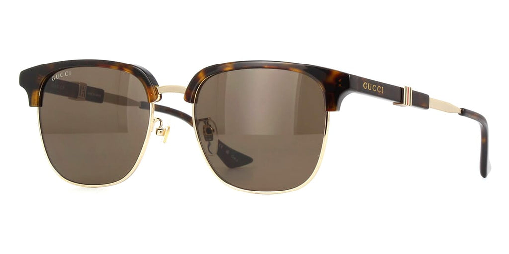 Gucci GG1499SK #colour_havana on gold/brown