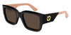 Gucci GG1663S #colour_black with nude pink and gold/brown