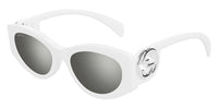 Gucci GG1691S #colour_white with silver/grey with light silver mirror