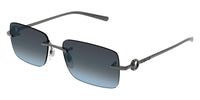 Gucci GG1703S #colour_shiny dark ruthenium/blue gradient with light mirror