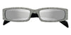 Gucci GG1780S #colour_grey with metal stud detail/grey with silver mirror