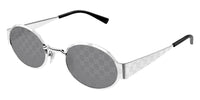 Gucci GG1854S #colour_silver with logo detail/grey with light logo silver mirror detail