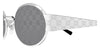 Gucci GG1854S #colour_silver with logo detail/grey with light logo silver mirror detail