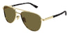 Gucci GG1962S #colour_shiny gold and havana/brown with light mirror