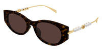 Gucci GG1970SA #colour_shiny dark havana and gold/brown with light mirror