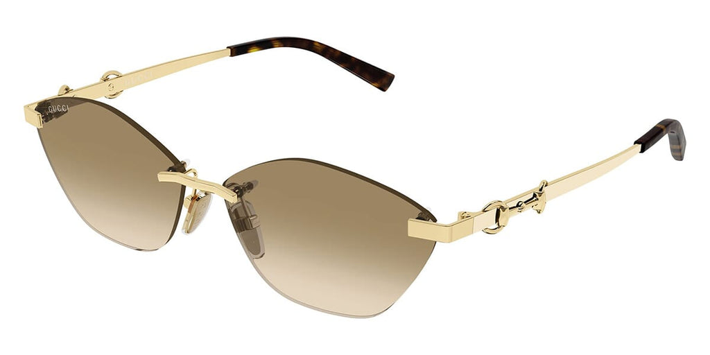 Gucci GG2050S #colour_gold and ivory/brown gradient