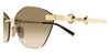 Gucci GG2050S #colour_gold and ivory/brown gradient