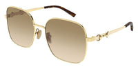 Gucci GG2053S #colour_gold and ivory/brown gradient