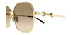 Gucci GG2053S #colour_gold and ivory/brown gradient