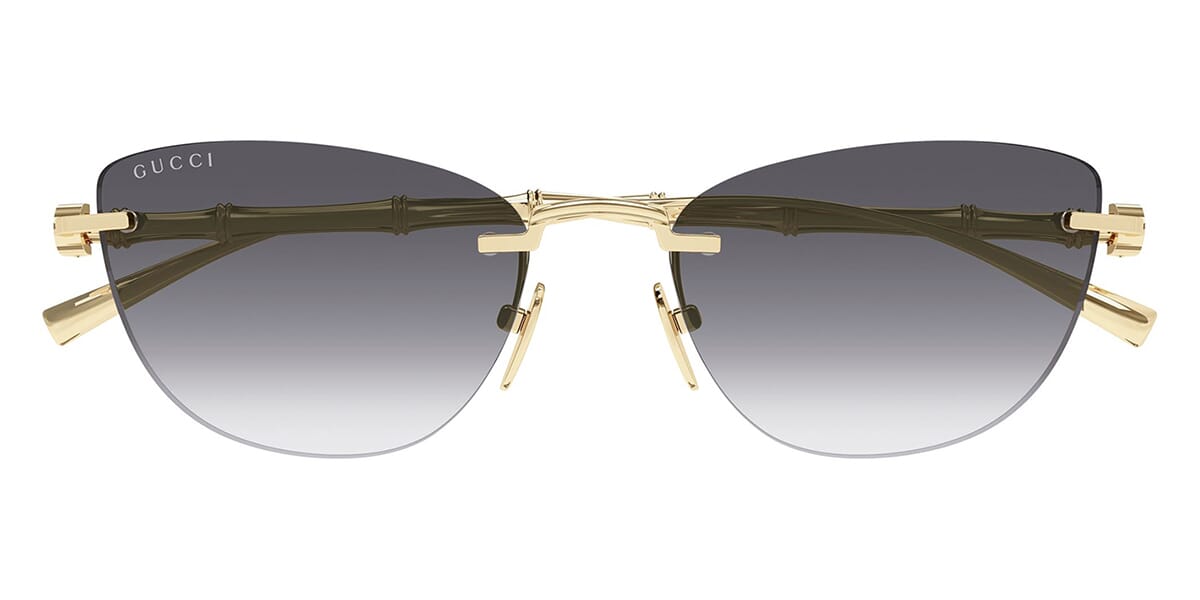 Gucci GG2063S 001 Sunglasses Endura Gold Cat Eye Frame, Grey Gradient Lenses AAA00367.jpg main image 3