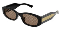 Gucci GG2068SA #colour_black/brown with logo mirror