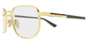 Gucci GG2093O #colour_gold and green rubber