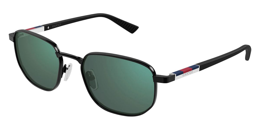 Gucci GG2093S #colour_black with black rubber/blue with green mirror