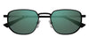 Gucci GG2093S #colour_black with black rubber/blue with green mirror